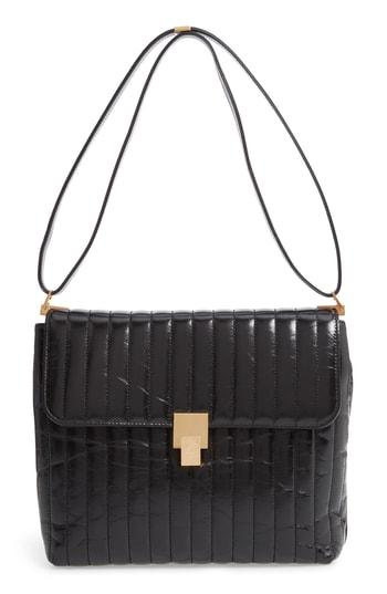 Victoria Beckham Quinton Quilted Leather Shoulder Bag - Black