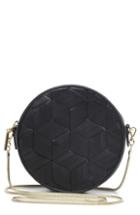 Welden Mini Meridian Leather Crossbody Bag - Black