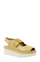 Women's L'amour Des Pieds Adalicia Platform Sandal .5 M - Yellow