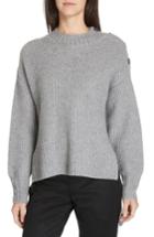Women's Nordstrom Signature High/low Cashmere Pullover - Grey