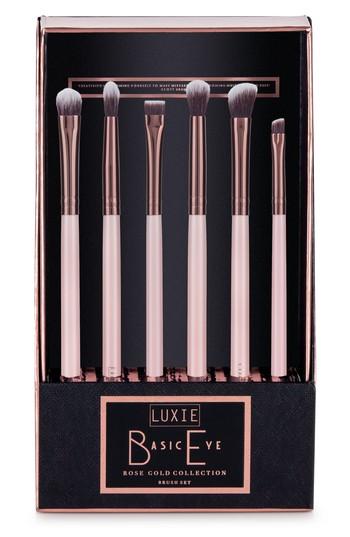 Luxie Rose Gold Basic Eye Brush Set, Size - No Color