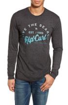 Men's Rip Curl Shred City Long Sleeve T-shirt - Blue