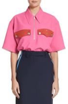 Women's Calvin Klein 205w39nyc Policeman Shirt Us / 36 It - Pink