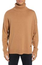 Men's The Kooples Wool & Cashmere Turtleneck Sweater - Beige