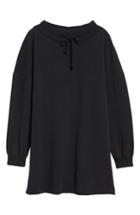 Women's Topshop Boutique Drawstring Sweater Dress Us (fits Like 0-2) - Black