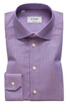 Men's Eton Contemporary Fit Pattern Jacquard Dress Shirt .5 - Pink