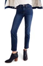 Women's Madewell High Waist Slim Straight Leg Jeans - Blue