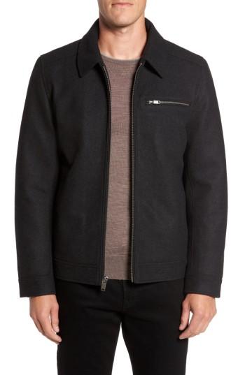 Men's Vince Camuto Wool Blend Shirt Jacket - Grey