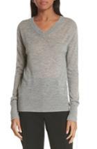 Women's Helmut Lang Sheer Cashmere Sweater - Grey