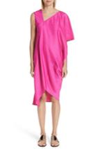 Women's Zero + Maria Cornejo Asymmetrical One-shoulder Dress - Pink