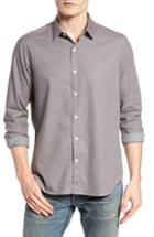 Men's Jeff Ludlow Slim Fit Flannel Sport Shirt - Grey