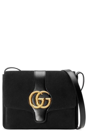 Gucci Medium Arli Shoulder Bag - Black