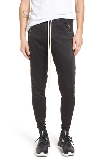 Men's Represent Slim Fit Track Pants - Black