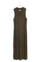 Women's Madewel Mock Neck Midi Dress, Size - Green