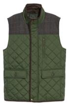 Men's Vince Camuto Quilted Vest - Green