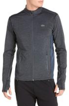 Men's Lacoste Brushed Tech Jacket (l) - Grey