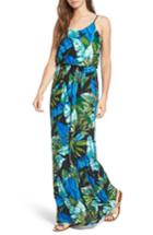 Women's Lush Knit Maxi Dress - Blue/green