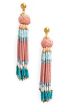 Women's Bp. Knot & Beaded Tassel Earrings