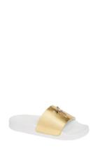 Women's Giuseppe Zanotti Sport Slide M - Metallic