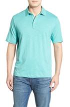 Men's Tommy Bahama 'portside Player Spectator' Pima Cotton Polo, Size Large - Blue