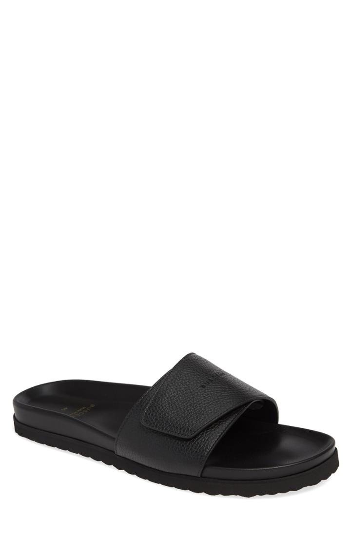 Men's Buscemi Scratch Pebbled Sport Slide Us / 40eu - Black