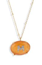 Women's Serefina Pave Initial Pendant Necklace