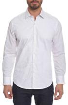 Men's Robert Graham Onyx Classic Fit Embroidered Sport Shirt - White