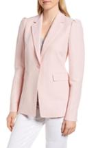Women's Nordstrom Signature Linen Blend Blazer - Pink