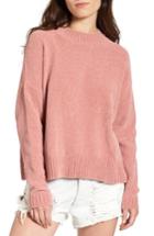 Women's Bp. Chenille Funnel Neck Sweater, Size - Pink