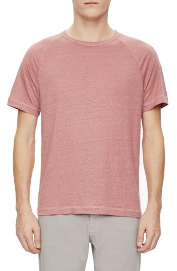 Men's Theory Dustyn Zephyr Raglan Linen T-shirt