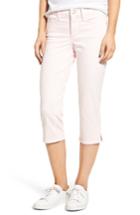 Women's Nydj Marilyn Stretch Cotton Crop Pants - Pink