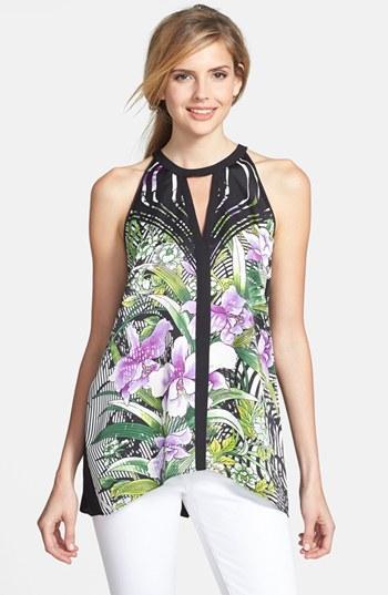 Kenneth Cole New York 'maude' Blouse Vine Multi