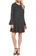 Women's Halogen Ruffle Knit Dress - Grey