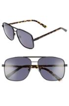 Women's Pared Uptown & Downtown 58mm Aviator Sunglasses - Rose Gold/ Brown Gradient