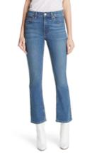 Women's Re/done Crop Stretch Flare Jeans - Blue