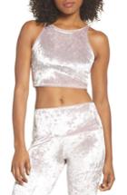 Women's Onzie High Neck Crop Top, Size S/m - Pink