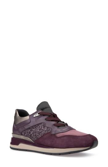 Women's Geox 'shahira' Sneaker Us / 36eu - Burgundy