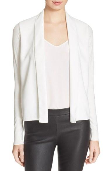 Women's Ted Baker London 'faiyly' Mixed Media Cardigan