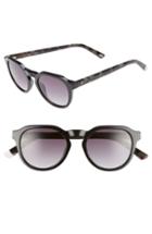 Women's Web 50mm Sunglasses - Shiny Black/ Blue