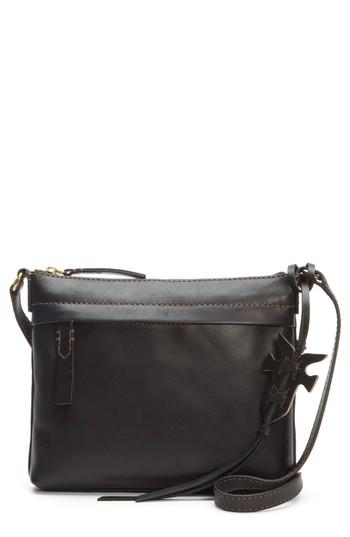 Frye Carson Leather Crossbody Bag - Black