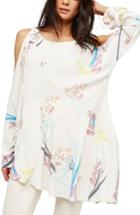 Women's Free People Clear Skies Cold Shoulder Tunic - Ivory