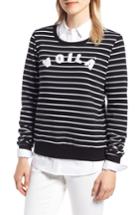 Women's 1901 Graphic Cotton Sweatshirt - Black