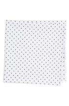 Men's Ted Baker London Polka Dot Cotton Pocket Square, Size - White
