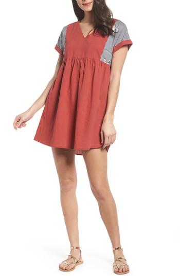 Women's Thml Babydoll Dress - Orange