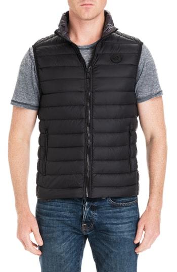 Men's Michael Kors Regular Fit Packable Down Vest - Black (online Only)