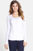 Women's Mott 50 Front Drape Ribbed Knit Top