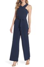 Women's Dorothy Perkins Halter Neck Jumpsuit Us / 10 Uk - Blue