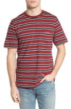 Men's French Connection Old School Slim Fit Stripe T-shirt - Red