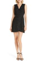 Women's Tory Burch Star Print Ruched Midi Dress - Black