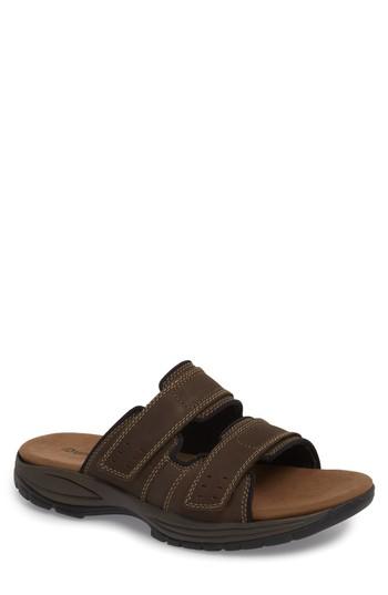 Men's Dunham Newport Slide Sandal Eeee - Brown
